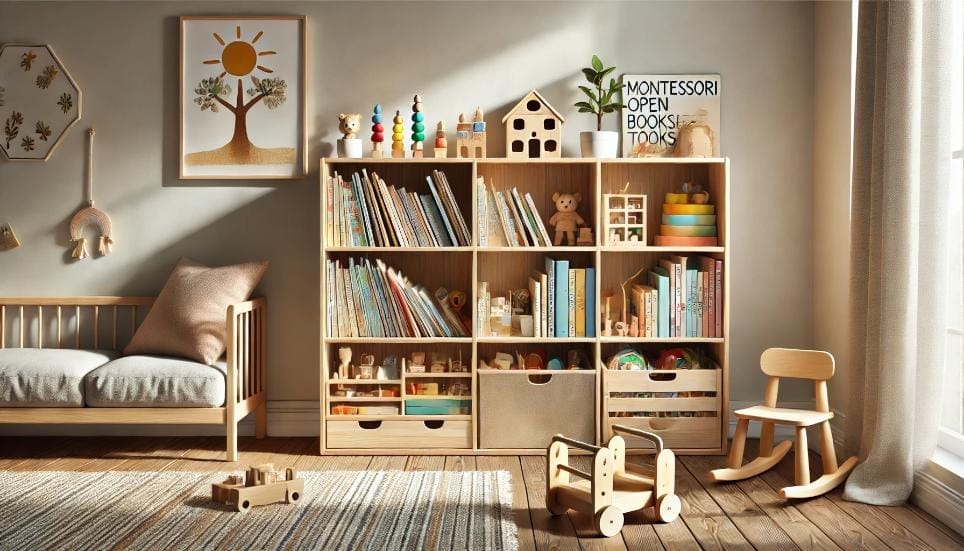 Montessori Yatakları, Kitaplıkları ve Oyuncakları