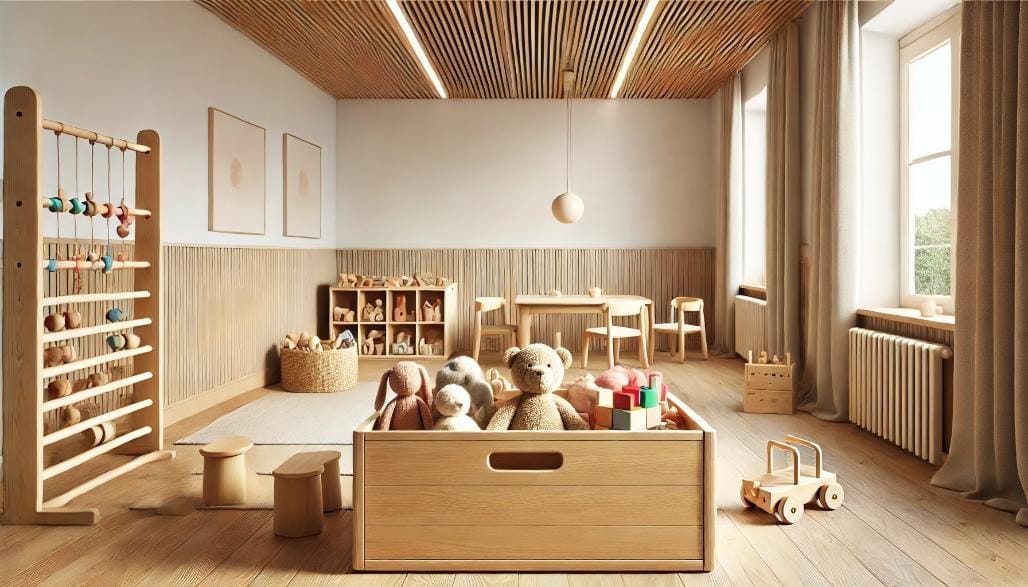 Montessori Yatakları, Kitaplıkları ve Oyuncakları