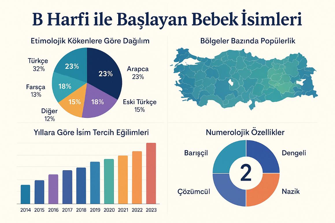 B Harfi ile Başlayan Bebek İsimleri: En Anlamlı ve Modern Seçenekler 1 B Harfi ile Başlayan Bebek İsimleri
